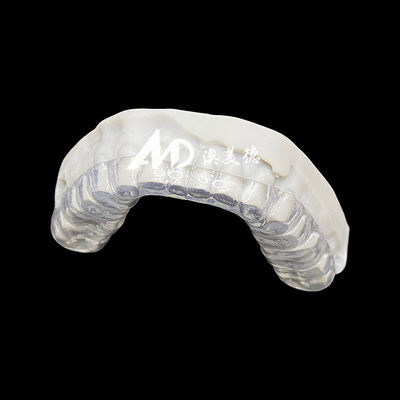 İyi bir fiyat. Dual Layer Hard Soft Night Guard Custom Dental Splint for Bruxism Grinding Clenching çevrimiçi